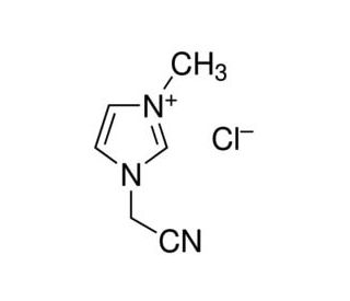 1-(Cyanomethyl)-3-methylimidazolium chloride (CAS 154312-63-7) - chemical structure image
