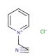 1-(Cyanomethyl)pyridinium chloride (CAS 17281-59-3) - chemical structure image