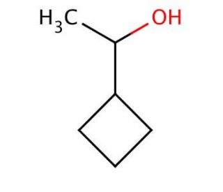 1-Cyclobutylethanol (CAS 7515-29-9) - chemical structure image
