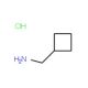 1-cyclobutylmethanamine hydrochloride (CAS 5454-82-0) - chemical structure image