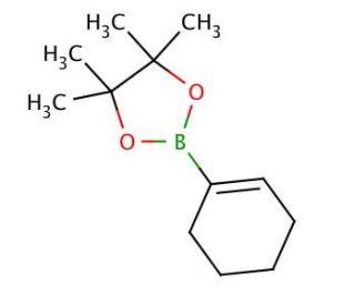 1-Cyclohexen-1-yl-boronic acid pinacol ester (CAS 141091-37-4) - chemical structure image