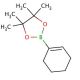 1-Cyclohexen-1-yl-boronic acid pinacol ester (CAS 141091-37-4) - chemical structure image