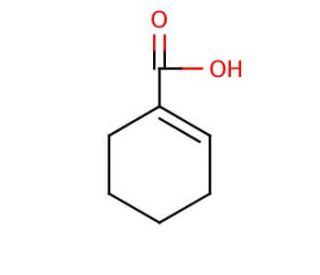 1-Cyclohexene-1-carboxylic acid (CAS 636-82-8) - chemical structure image