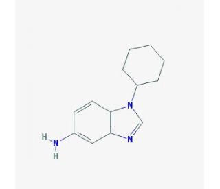 1-Cyclohexyl-1H-benzoimidazol-5-ylamine - chemical structure image