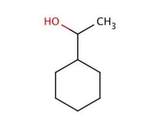 1-Cyclohexylethanol (CAS 1193-81-3) - chemical structure image