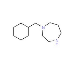 1-(cyclohexylmethyl)-1,4-diazepane - chemical structure image