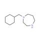 1-(cyclohexylmethyl)-1,4-diazepane - chemical structure image