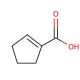 1-Cyclopentenecarboxylic acid (CAS 1560-11-8) - chemical structure image