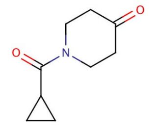1-cyclopropanecarbonylpiperidin-4-one - chemical structure image