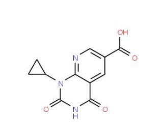 1-cyclopropyl-2,4-dioxo-1,2,3,4-tetrahydropyrido[2,3-d]pyrimidine-6-carboxylic acid - chemical structure image