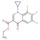 1-Cyclopropyl-6,7,8-trifluoro-1,4-dihydro-4-oxo-3-quinolinecarboxylic Acid Ethyl Ester - chemical structure image