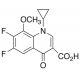 1-Cyclopropyl-6,7-difluoro-8-methoxy-4-oxo-1,4-dihydroquinoline-3-carboxylic Acid (CAS 112811-72-0) - chemical structure imag