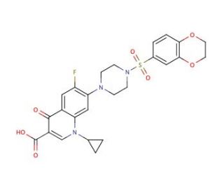 1-Cyclopropyl-7-[4-(2,3-dihydro-benzo[1,4]dioxine-6-sulfonyl)-piperazin-1-yl]-6-fluoro-4-oxo-1,4-dihydro-quinoline-3-carboxyl