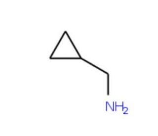 1-Cyclopropylmethanamine (CAS 2516-47-4) - chemical structure image