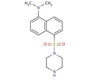 1-Dansylpiperazine (CAS 86516-36-1) - chemical structure image