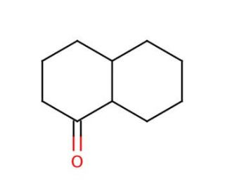 1-Decalone, mixture of cis and trans (CAS 4832-16-0) - chemical structure image