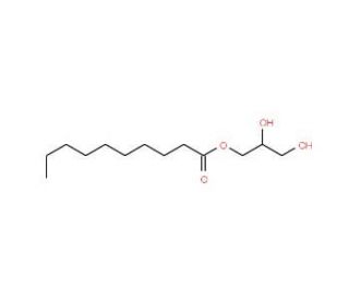 1-Decanoyl-rac-glycerol (CAS 26402-22-2) - chemical structure image