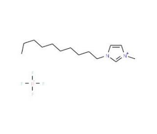 1-Decyl-3-methylimidazolium tetrafluoroborate (CAS 244193-56-4) - chemical structure image