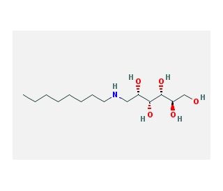 1-Deoxy-1-(octylamino)-D-glucitol (CAS 23323-37-7) - chemical structure image