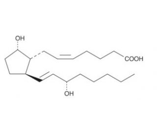 11-deoxy Prostaglandin F<sub>2&alpha;</sub> (CAS 37786-06-4) - chemical structure image