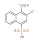 1-Diazo-2-naphthol-4-sulfonic acid (CAS 887-76-3) - chemical structure image