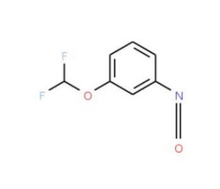 1-(difluoromethoxy)-3-isocyanatobenzene - chemical structure image