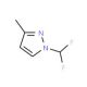 1-(Difluoromethyl)-3-methyl-1H-pyrazole - chemical structure image
