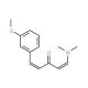 1-(Dimethylamino)-5-(3-methoxyphenyl)-1,4-pentadien-3-one (CAS 886361-10-0) - chemical structure image