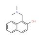 1-Dimethylaminomethyl-2-naphthol (CAS 5419-02-3) - chemical structure image