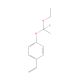 1-Ethenyl-4-(1-ethoxyethoxy)benzene (CAS 157057-20-0) - chemical structure image