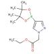 1-(Ethoxycarbonylmethyl)-1H-pyrazole-4-boronic acid pinacol ester (CAS 864754-16-5) - chemical structure image