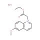 1-(Ethoxycarbonylmethyl)-6-methoxyquinolinium bromide (CAS 162558-52-3) - chemical structure image 