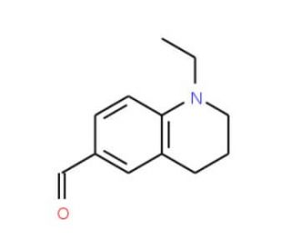 1-Ethyl-1,2,3,4-tetrahydro-quinoline-6-carbaldehyde (CAS 75535-22-7) - chemical structure image