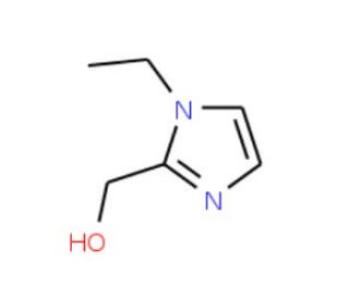 (1-ethyl-1H-imidazol-2-yl)methanol (CAS 63634-44-6) - chemical structure image