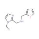 (1-Ethyl-1H-imidazol-2-ylmethyl)-furan-2-ylmethyl-amine - chemical structure image