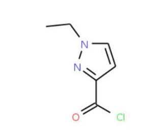 1-Ethyl-1H-pyrazole-3-carbonyl chloride (CAS 1006471-16-4) - chemical structure image