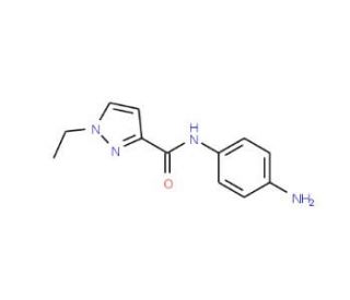 1-Ethyl-1H-pyrazole-3-carboxylic acid (4-amino-phenyl)-amide - chemical structure image