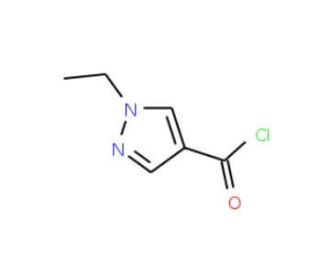 1-Ethyl-1H-pyrazole-4-carbonyl chloride - chemical structure image