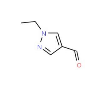 1-Ethyl-1H-pyrazole-4-carboxaldehyde (CAS 304903-10-4) - chemical structure image