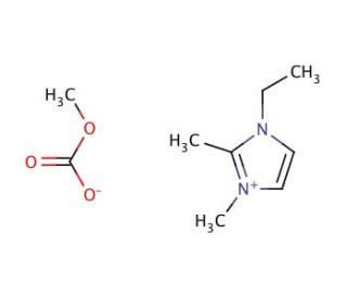 1-Ethyl-2,3-dimethylimidazolium methyl carbonate (CAS 625120-68-5) - chemical structure image