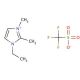 1-Ethyl-2,3-dimethylimidazolium trifluoromethanesulfonate (CAS 174899-72-0) - chemical structure image