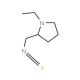 1-ethyl-2-(isothiocyanatomethyl)pyrrolidine - chemical structure image