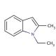 1-Ethyl-2-methylindole (CAS 40876-94-6) - chemical structure image