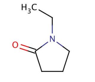 1-Ethyl-2-pyrrolidone (CAS 2687-91-4) - chemical structure image