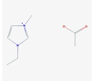 1-Ethyl-3-methylimidazolium acetate (CAS 143314-17-4) - chemical structure image