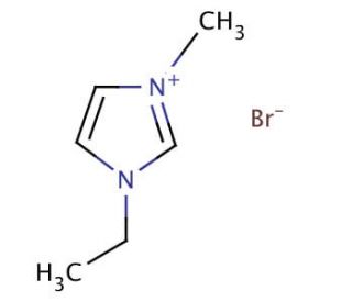 1-Ethyl-3-methylimidazolium bromide (CAS 65039-08-9) - chemical structure image