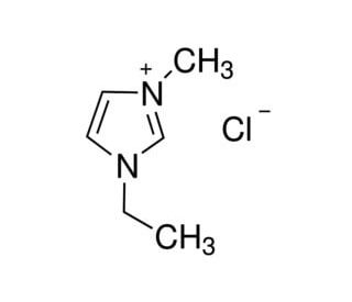 1-Ethyl-3-methylimidazolium chloride (CAS 65039-09-0) - chemical structure image