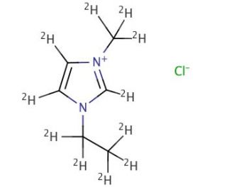 1-Ethyl-3-methylimidazolium chloride-d11 (CAS 160203-52-1) - chemical structure image