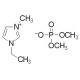 1-Ethyl-3-methylimidazolium dimethyl phosphate (CAS 945611-27-8) - chemical structure image