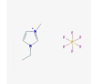 1-Ethyl-3-methylimidazolium hexafluorophosphate (CAS 155371-19-0) - chemical structure image